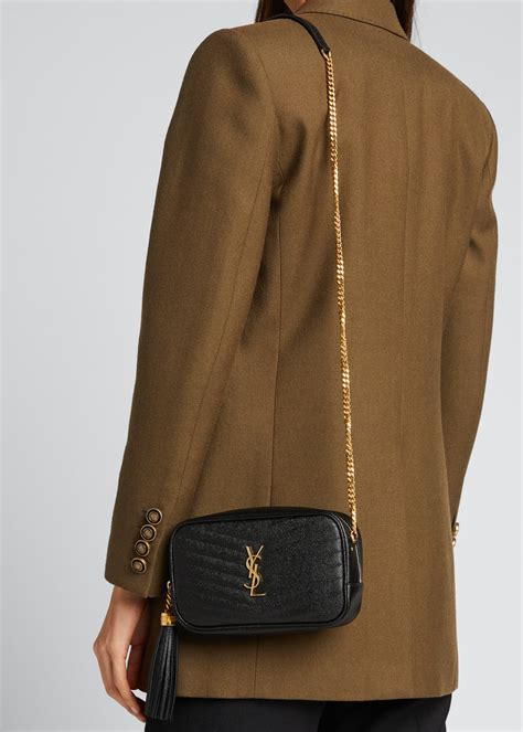 black ysl lou camera bag|YSL lou mini camera bag.